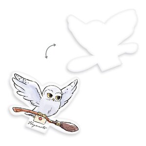 Preorder: Harry Potter Pillow Hedwig Flying 38 cm