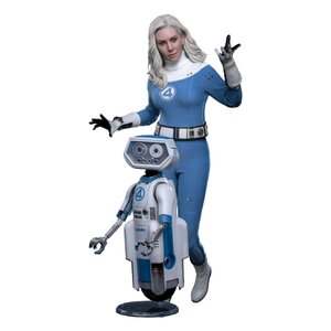 Preorder: The Fantastic Four: First Steps Movie Masterpiece Action Figure 2-Pack 1/6 Invisible Woman & H.E.R.B.I.E. 28 cm