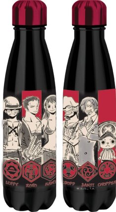 Preorder: One Piece Thermo Water Bottle Red