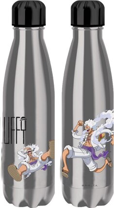 Preorder: One Piece Thermo Water Bottle Luffy Gear 5 Silver