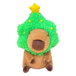 Preorder: Capybara Plush Figure Capybara with Christmas Tree 32 cm