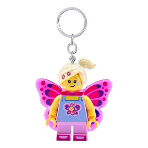 Preorder: LEGO Iconic Light-Up Keychain Butterfly Girl 8 cm