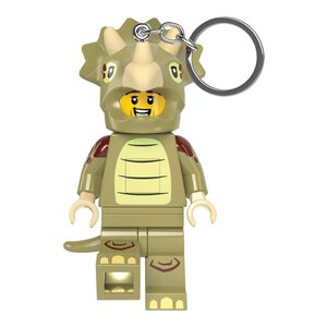 Preorder: LEGO Minifigures Light-Up Keychain Triceratops Costume 8 cm