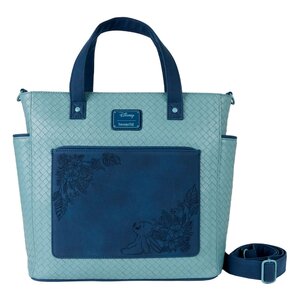 Disney by Loungefly Canvas Tote Bag Convertible Stitch Embroidered