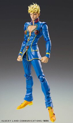 Preorder: JoJos Bizarre Adventure Part 5: Golden Wind Action Figure Chozokado Giorno Giovanna Second 15 cm