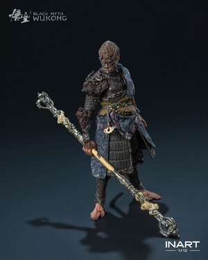 Preorder: Black Myth: Wukong Action Figure 1/12 The Destined One in the Bronze Armor Set Standard Ver. 16 cm