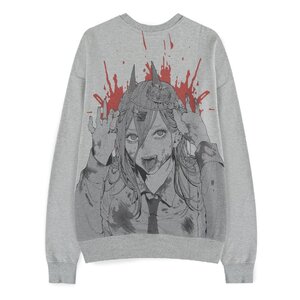 Preorder: Chainsaw Man Sweater Power Grey Melange Size S