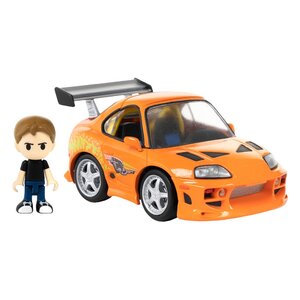 Preorder: Fast & Furious Q-Village Vehicle with mini-figure Toyota Supra JZA80 9 cm