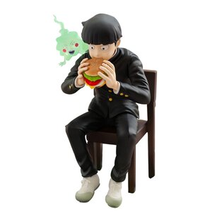 Preorder: Mob Psycho 100 III x Bunbougu Cafe 2022 PVC Statue Shigeo Kageyama & Ekubo 13 cm