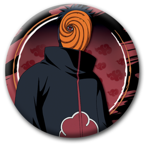 Przypinka Naruto Shippuden - Akatsuki Tobi