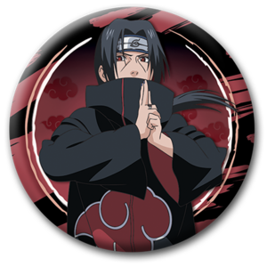 Przypinka Naruto Shippuden - Akatsuki Itachi