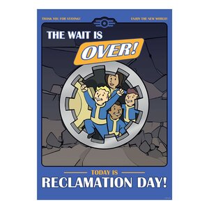 Preorder: Fallout Art Print Reclamation Day Limited Edition 42 x 30 cm