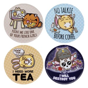 Preorder: Fuzzballs Coaster 4-Pack