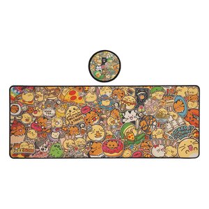 Preorder: Fuzzballs Desk Pad & Coaster Set