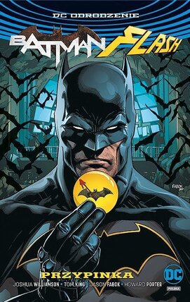 Odrodzenie - Batman / Flash #1: Przypinka (okładka z Batmanem).