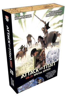 Attack on Titan vol 20 GN Manga w/ DVD