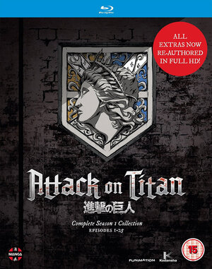 Attack on Titan Season 01 Complete Collection Blu-Ray UK