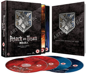 Attack on Titan Season 01 Complete Collection DVD UK