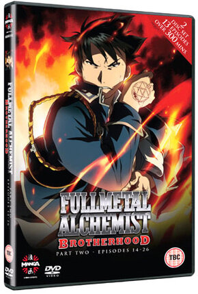 Fullmetal Alchemist Brotherhood part 02 DVD UK