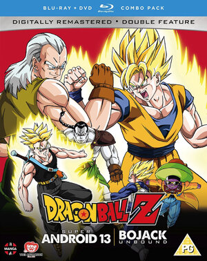 Dragon Ball Z Movie Collection 04 Super Android 13!/Bojack Unbound DVD/Blu-Ray Combo UK