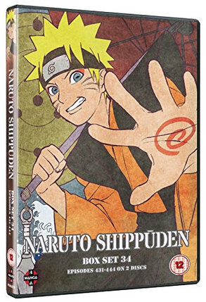 Naruto Shippuden TV box set vol 34 DVD UK
