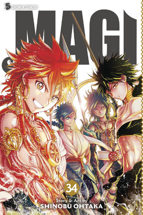 Magi The Labyrinth of Magic vol 34 GN Manga