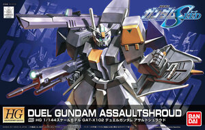 Mobile Suit Gundam Plastic Model Kit - HG 1/144 Duel R02 Assaultshroud