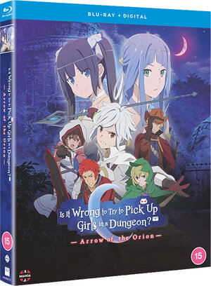 Is it wrong to try to pick up girls in a dungeon? Arrow of the Orion Movie Blu-Ray UK