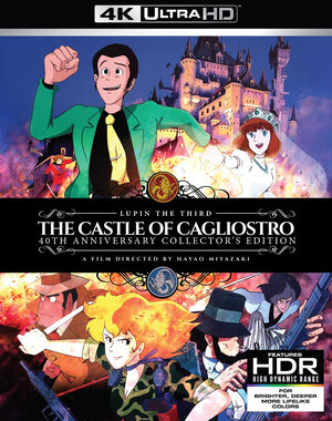 Lupin The 3rd The Castle of Cagliostro Collectors Edition 4K HDR Blu-ray