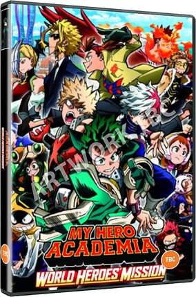 My Hero Academia World Heroes Mission DVD UK