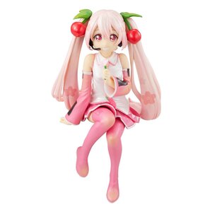 Hatsune Miku Noodle Stopper PVC Prize Figure - Sakura Miku 2022 Pearl Color