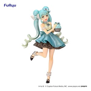 Vocaloid SweetSweets Series PVC Prize Figure - Hatsune Miku Chocolate Mint Pearl Color