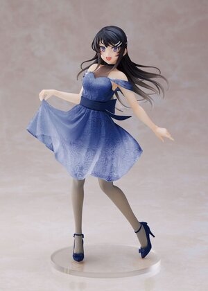 Rascal Does Not Dream of Bunny Girl Senpai PVC Prize Figure - Mai Sakurajima Clear Dress Ver. Renewal Edition