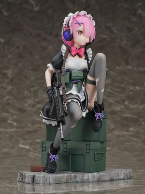 Re:Zero Starting Life in Another World PVC Figure - Ram Military Ver. 1/7