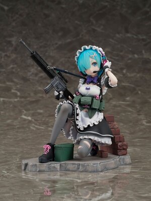 Re:Zero Starting Life in Another World PVC Figure - Rem Military Ver. 1/7