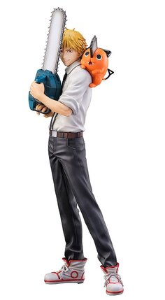 Chainsaw Man S-Fire PVC Figure - Denji & Pochita 1/7