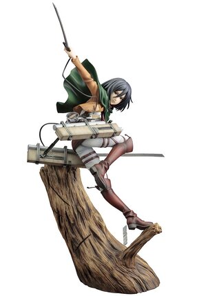 Attack on Titan ARTFXJ PVC Figure - Mikasa Ackerman Renewal Package Ver. 1/8