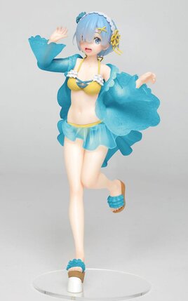 Re:Zero Precious PVC Prize Figure - Rem Original Frill Swimwear Ver. Renewal Edition