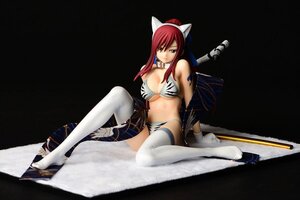 Fairy Tail PVC Figure - Erza Scarlet - White Tiger CAT Gravure-Style 1/6