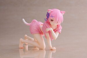Re:Zero Precious PVC Prize Figure - Desktop Cute Figure Ram Cat Roomwear Ver.