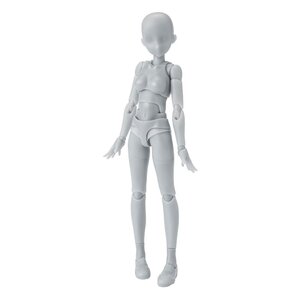 Body-Chan School Life Edition Action Figure - S.H. Figuarts DX Set Female (Gray Color Ver.)