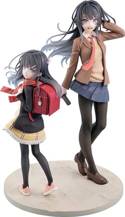 Rascal Does Not Dream of a Knapsack Kid PVC Figure - Mai Sakurajima High School Graduation Ver. & Knapsack Kid