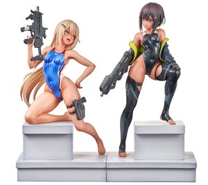 Arms Note PVC Figure - Swim Team Bucho-chan and Kohai-chan 1/7
