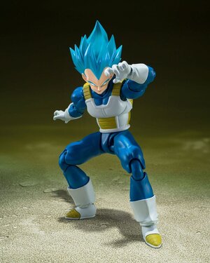 Dragon Ball Super Action Figure - S.H. Figuarts Super Saiyan God Super Saiyan Vegeta -Unwavering Saiyan Pride-