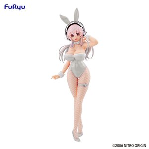 Super Sonico BiCute Bunnies PVC Prize Figure - Pearl White Ver.