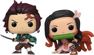 Demon Slayer Pop Vinyl Figures - 2-Pack Tanjiro & Nezuko Special Edition