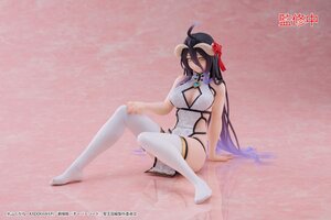 Overlord PVC Prize Figure - Desktop Cute Figure Albedo Chinese Dress Ver.