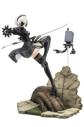 Nier:Automata Ver. 1.1a ARTFX J PVC Figure - 2B 1/8
