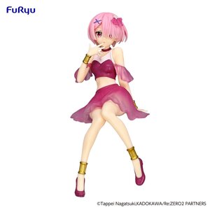 Re:Zero Starting Life in Another World Noodle Stopper PVC Figure -  Ram Twinkle Party Another Color Ver.