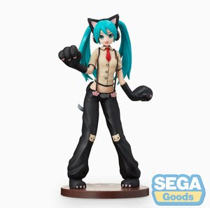 Hatsune Miku Project DIVA Arcade Future Tone SPM PVC Prize Figure - Hatsune Miku Kitty Cat